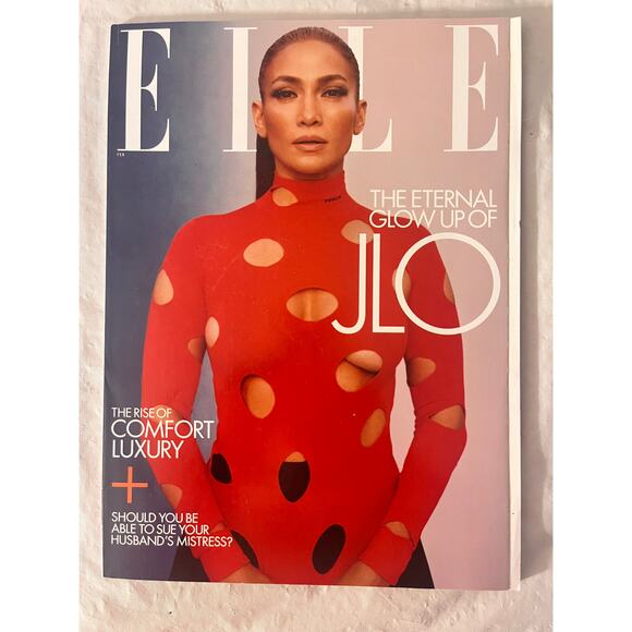 Elle Magazine February 2021 The Eternal Glow of JLO  Jennifer Lopez - Excellent - Picture 2 of 11